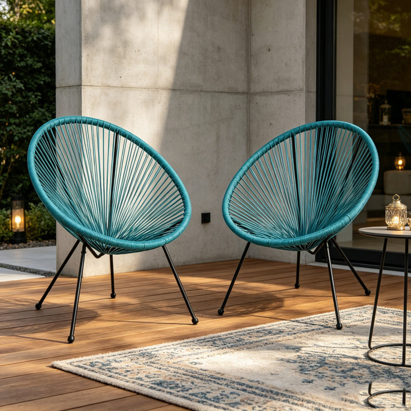 Ensemble de chaise longue de patio
