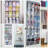 28 Grids Overdoor Shoe Organizer,Hanging Shoe Shelves