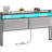 Makieh Upholstered Headborad with Charging Station and Led Lights-858833081