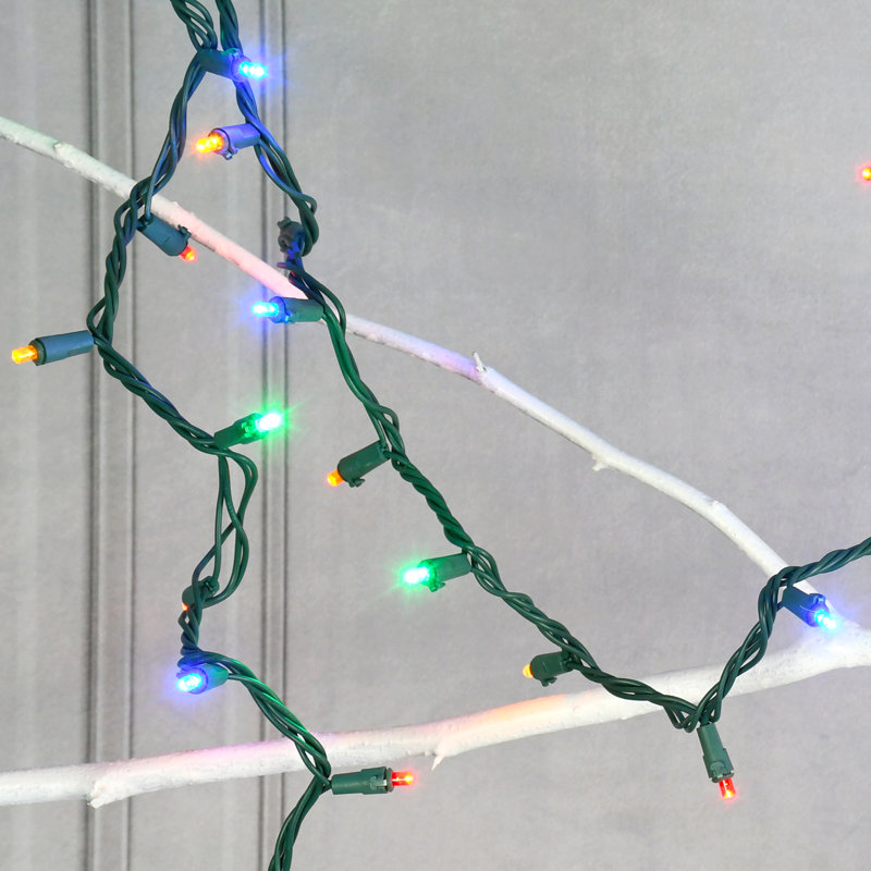 Electric LED Mini String Lights with 70 Bulbs, Multi Colour
