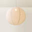 Hidehiko 57 cm H Round Pendant Shade ( Slip-On ) in Cream