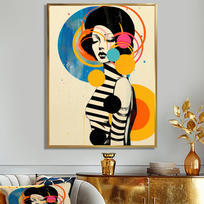 Paris Retro Fashion - Woman Pop Wall Art Decor