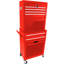 Coffre à outils amovible en métal 6 - rouge pour coffre de rangement d'atelier de garage avec 4 roues de rangement universelles-1286624725