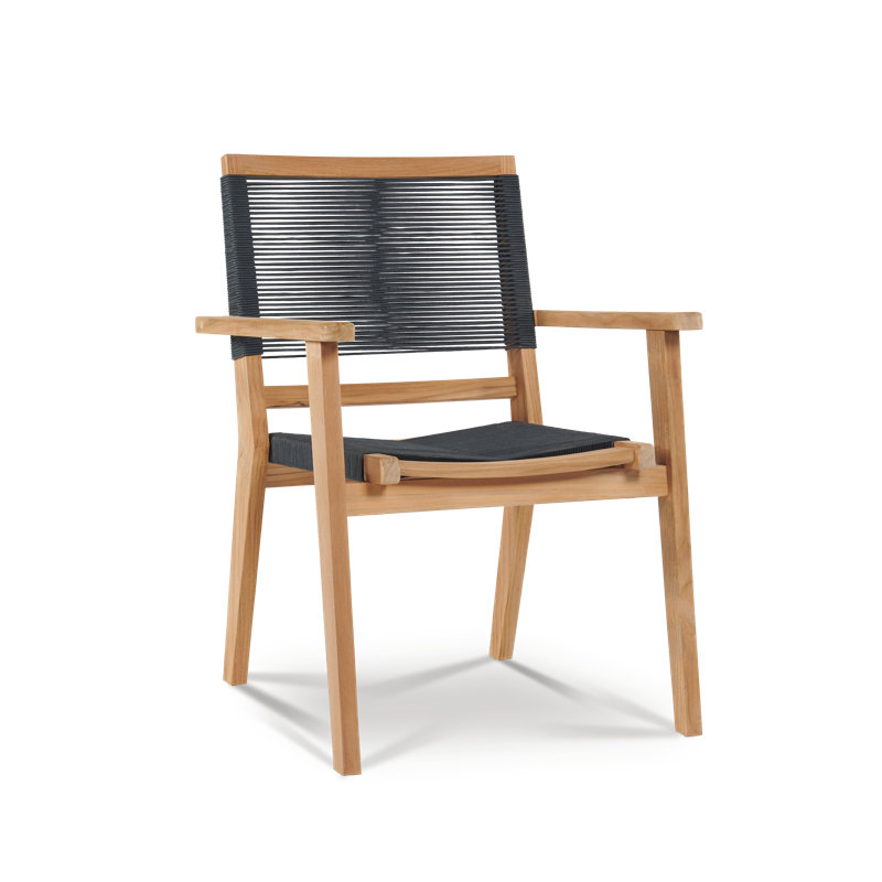Oslo Stacking Teak Patio Dining Chair