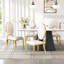 Chaise d'appoint en acier inoxydable Carterville-1033144138-1033144137