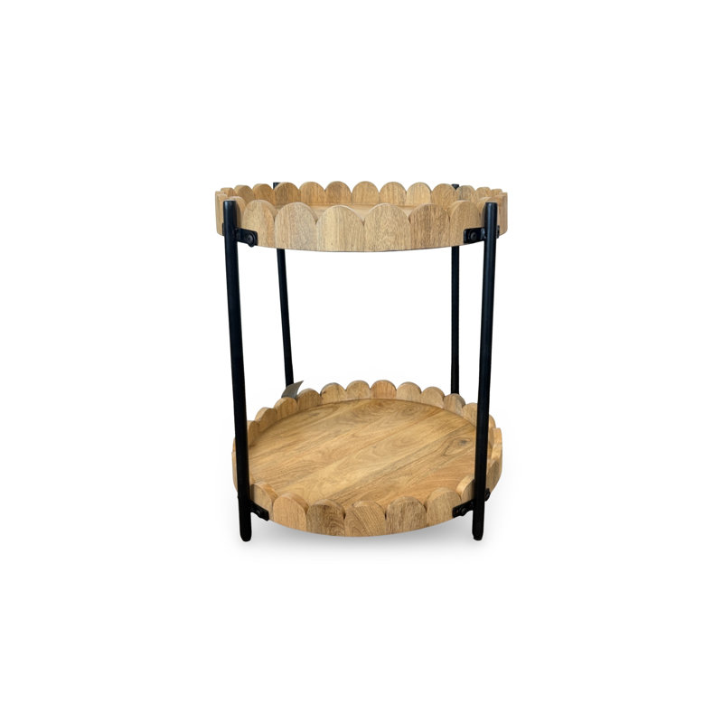 Table d'appoint Ameesha, H 25,25 po x l 21,75 po x P 21,75 po