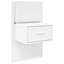 Chealsea 48.5cm W Manufactured Wood Bedside Table-1274541932