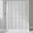 Geometric Transparent Peva Shower Curtain