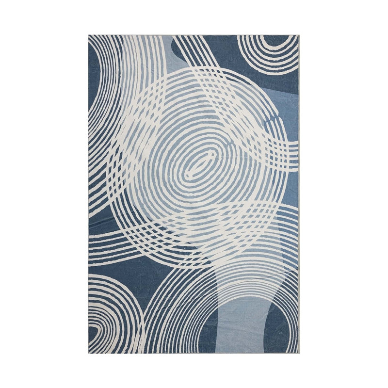 Rectangle Dugue Area Rug with Non-Slip Backing, Rectangle 8' x 10'