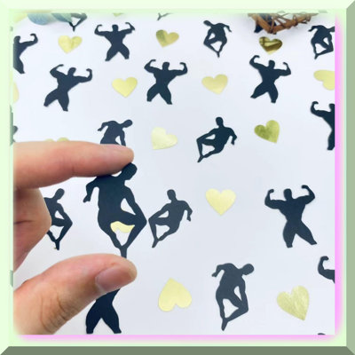 74th Birthday Celebration Kit with Glittery Number 74 Toppers