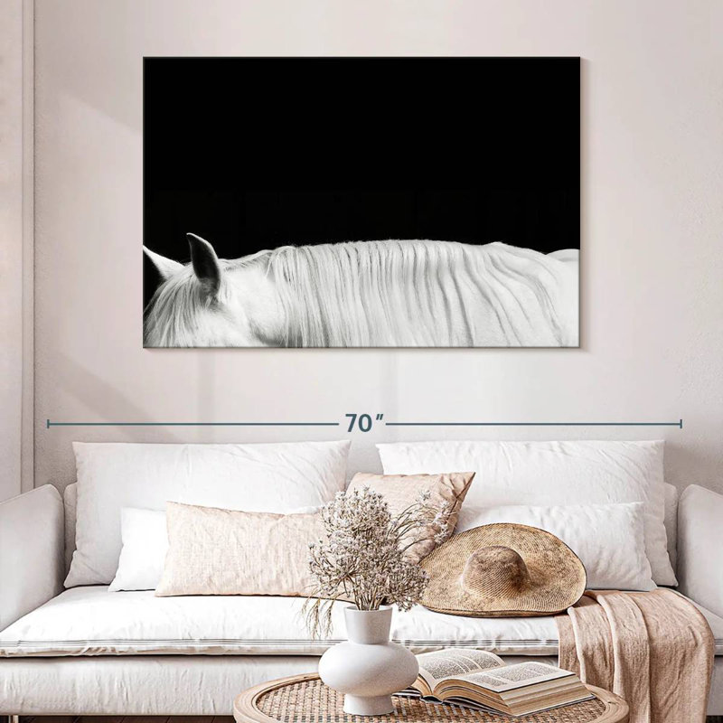 White On Black II, 30" H x 45" W