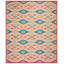 Adera Southwestern Handmade Looped Beige/Blue/Red Area Rug-19262945