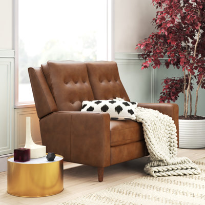 Mary Upholstered 52'' Reclining Loveseat