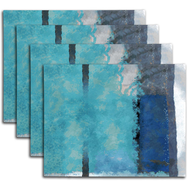 Napperon abstrait en polyester