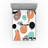 Ambesonne Animal Fitted Sheet 2-Pack Smiling Sloth Cartoon Multicolor-106742010