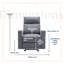 Nurture& The Manual Premium Modern Recliner Nursery Glider Chair with Spill, Stain Proof Fabric-493923423