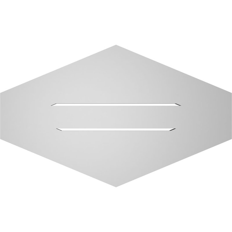 Pente verticale verticale en uréthane 5 pi, H 16 po x l 26 po x P 1 po