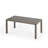 Heim 1-Piece Taupe Aluminum Outdoor Coffee Table-122506441