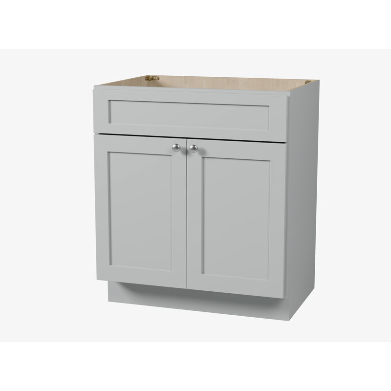 Base de meuble-lavabo 30 po Disar, Gris