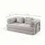 Canapé-lit convertible à compression avec dossier coussiné, futon modulaire en velours côtelé pour le salon et la chambre à coucher.-7181327