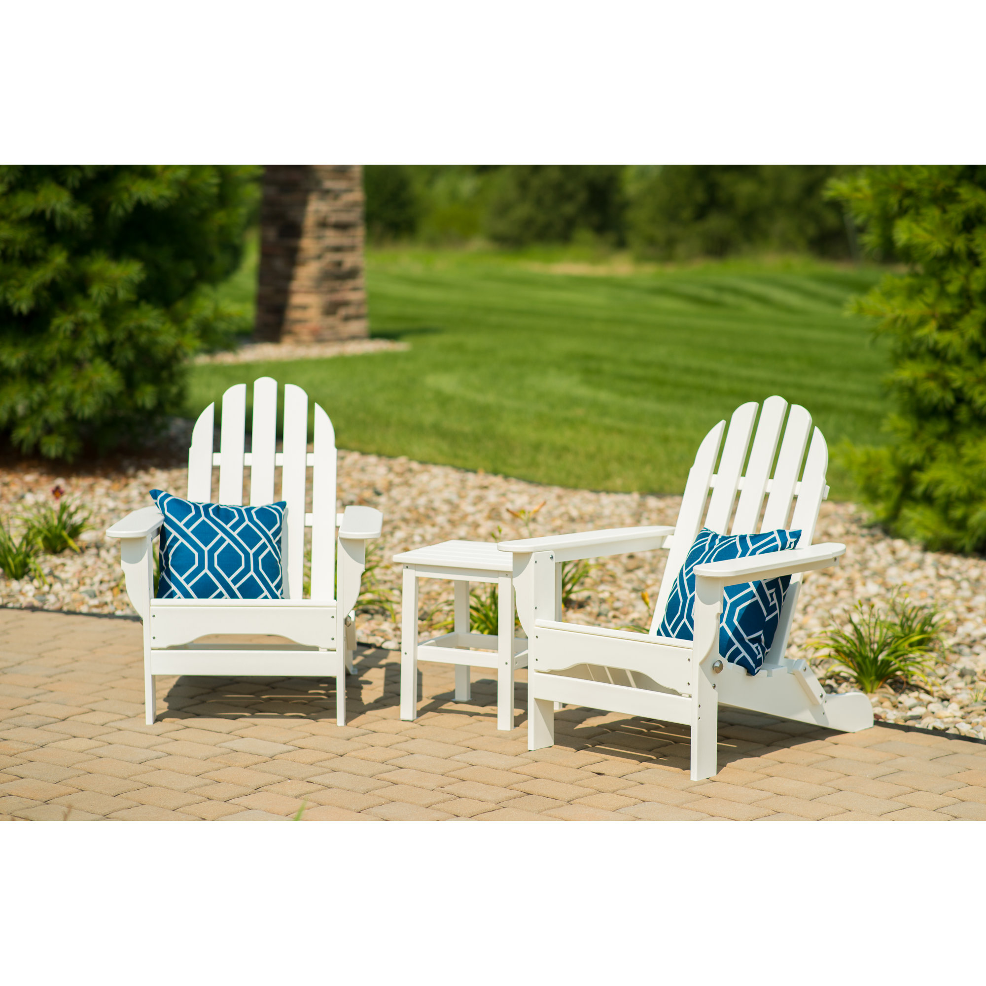 Leighton 2 - Person Patio Conversation Set, White