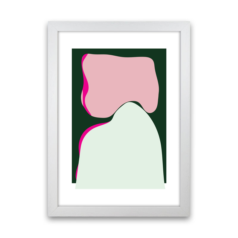 Abstract 2 - Print, White Framed, 84.01cm H x 59.4cm W x 3cm D