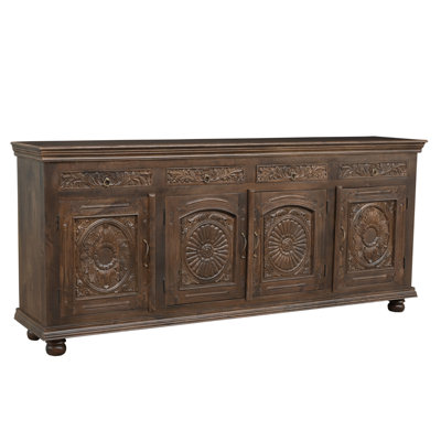 Harleen Carved Solid Wood Sideboard