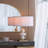 Table Lamp, With Drum Shade