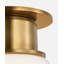 Callan Flush Mount with White Glass Dome-379625149-379625151