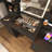 47.24" Vanity Desk With Lighted Mirror, Tempered Glass Top, Power Outlet, 8 Drawers, And 2 RGB Lighted Cabinets-152074616-135534409