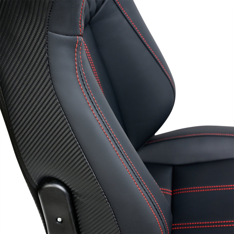 Ostreici Reclining Ergonomic PC & Racing Game Chair in Black