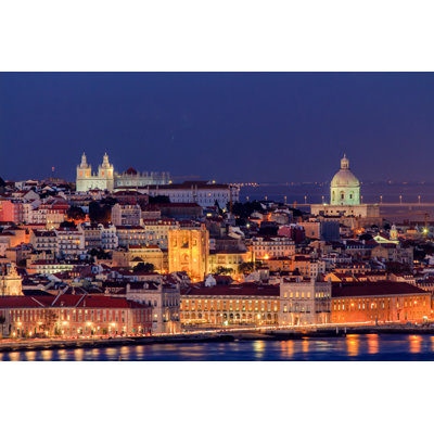 Lisbon by Moedas1 - Wrapped Canvas Print