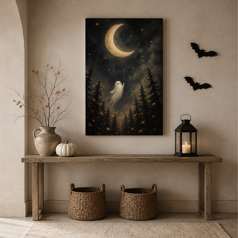 Art mural sur toile Halloween, H 36 po x l 24 po
