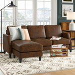 Braxton Upholstered L-Shaped Sectional Reversible