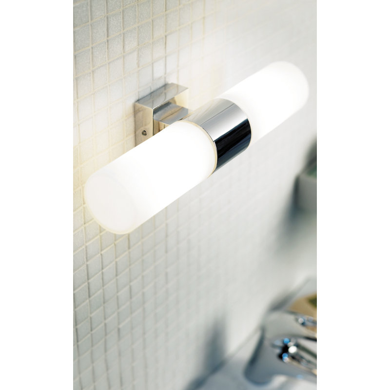 Arvyda Glass Flush Mount, Chrome