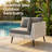 2 - Piece Outdoor Premium Wicker Patio Corner Sofa Chairs
