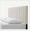 Lit plateforme capitonné élégant avec structure durable et lattes de soutien pour un sommeil confortable-254723609