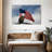 Brampt Perched Eagle American Flag-108692364