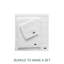 Débarbouillette en coton Lacoste Croc Scale, peu pelucheuse et très absorbante, blanche-119706732-119754869