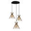 Romeo 3 - Light Black Cluster Pendant