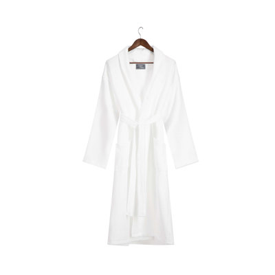 Peignoir Hoc 100% coton gaufré avec poches