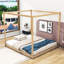 Très grand lit plateforme en bois Boones-657541076