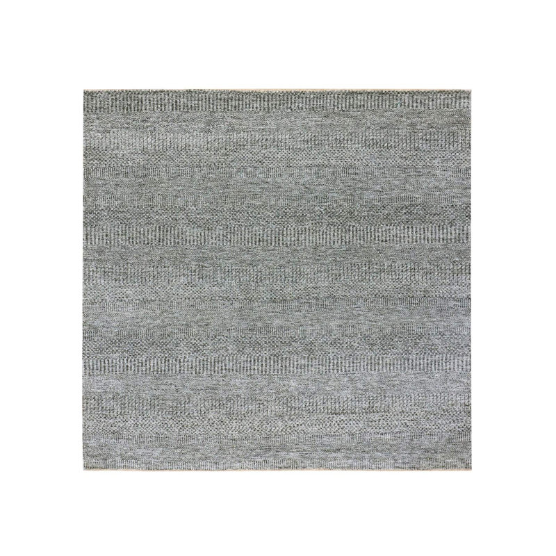 Tapis oriental carré uni noué à la main 6 pi x 6 pi CC26CDFF0FED4A369609EB82B59D645C