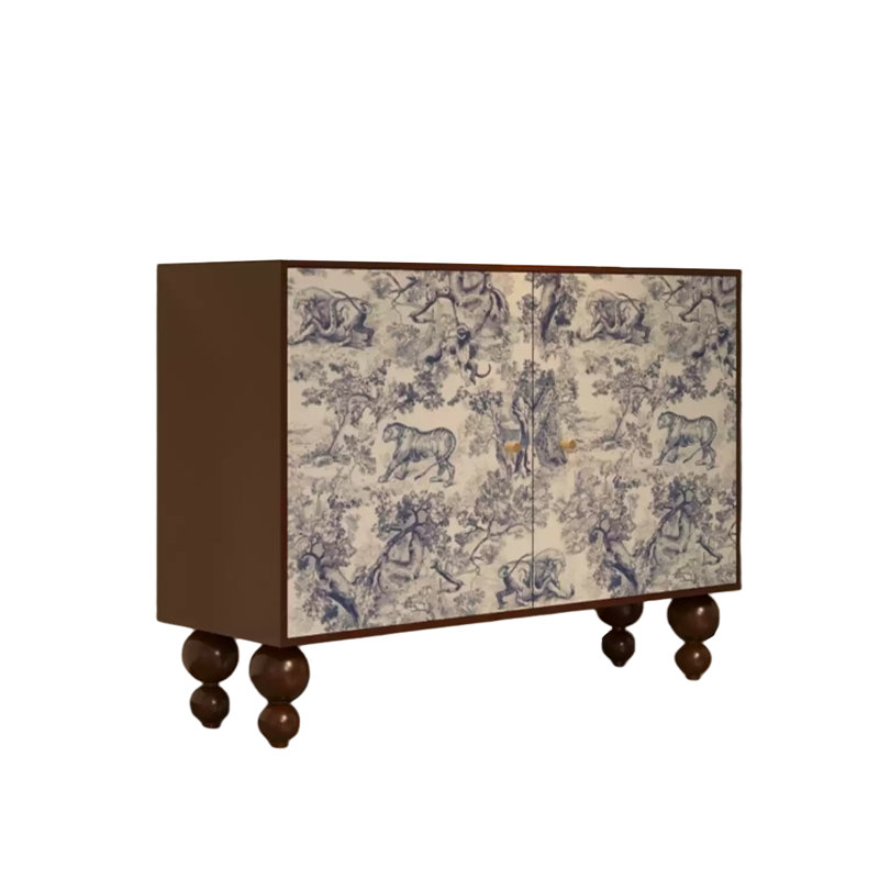 Accent Cabinet Entrance Cabinet Side Cabinet, Walnut