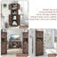 Garde-manger de coin 68 "avec 4 portes et tablettes réglables-1828097367