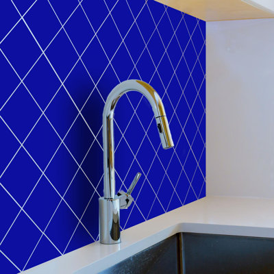 Metallic Self Adhesive Tile Stickers 15cm W x 15cm L PVC