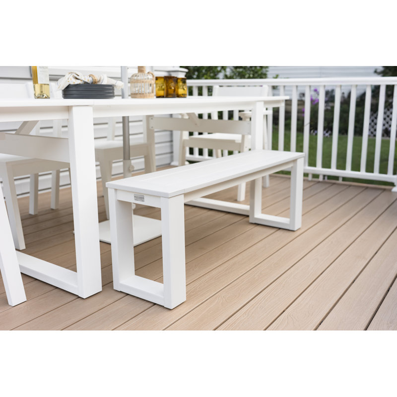 Calla Dining Bench, Sage, Light Grey