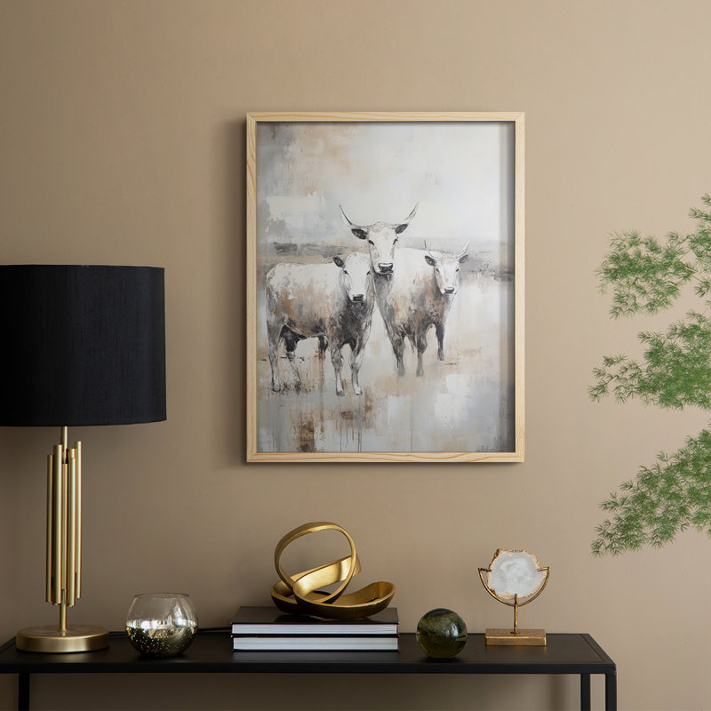 ANIMALS Series CCLXV III, reproduction encadrée - bois massif, H 15 po x l 12 po