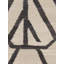 Flatweave Wool Geometric Area Rug in Beige