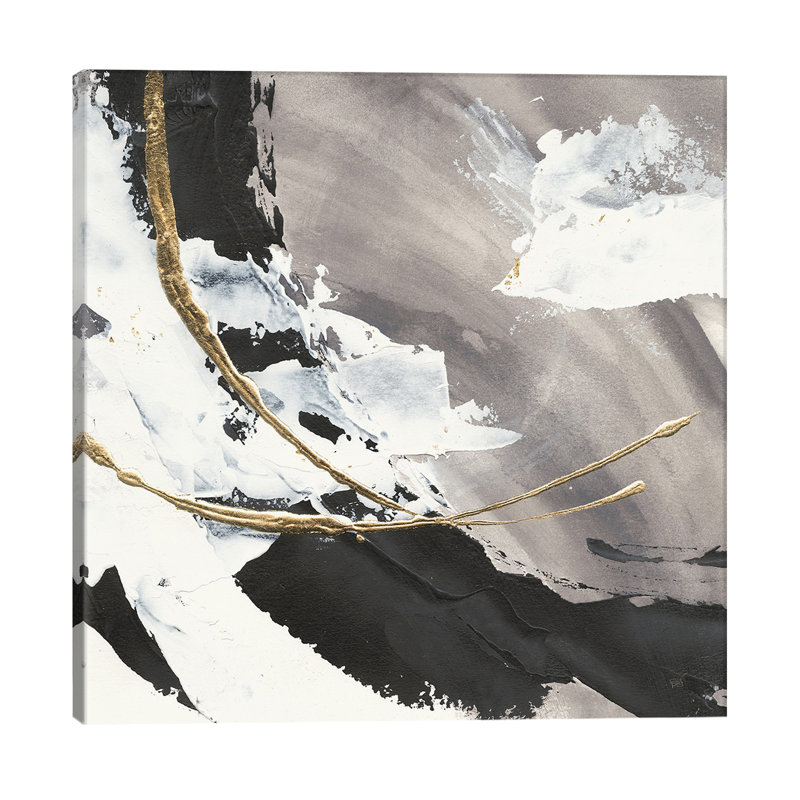 Gilded Arcs I by Chris Paschke - Wrapped Canvas Painting, 66.04 cm H x 66.04 cm W x 3.175 cm D